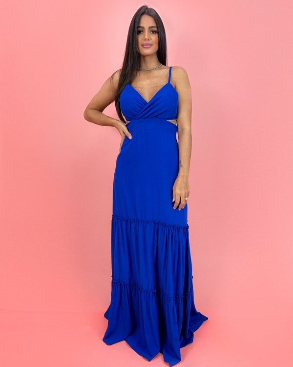 Vestido Laise - Azul Royal
