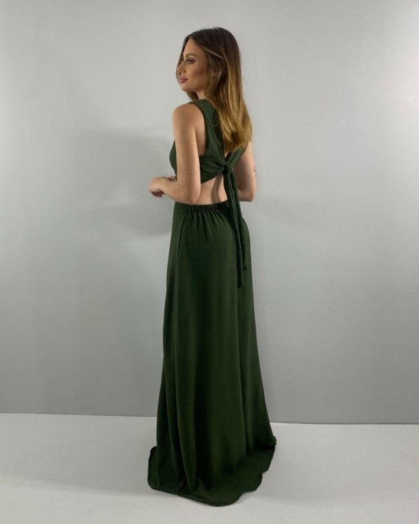 Vestido Emma - Verde Militar
