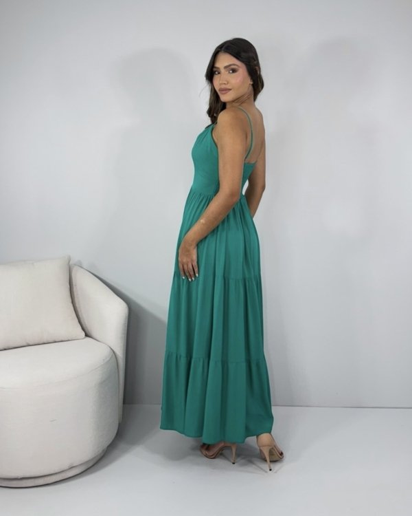 Vestido Helô - Turquesa