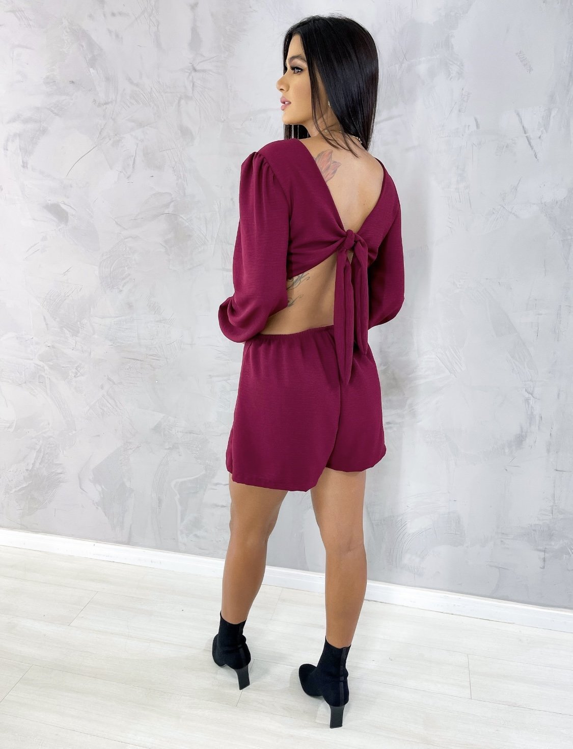 Macaquinho Lia - Marsala - Image 2