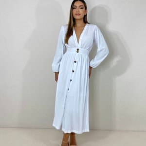 Vestido Clara - Branco - Image 4