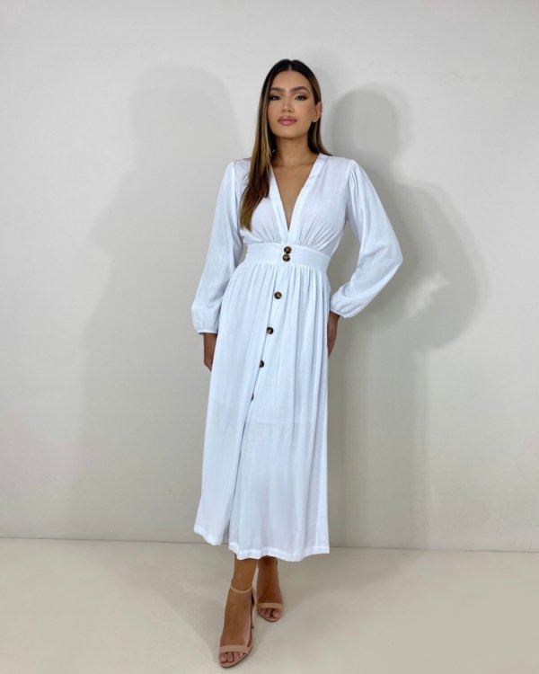 Vestido Clara - Branco