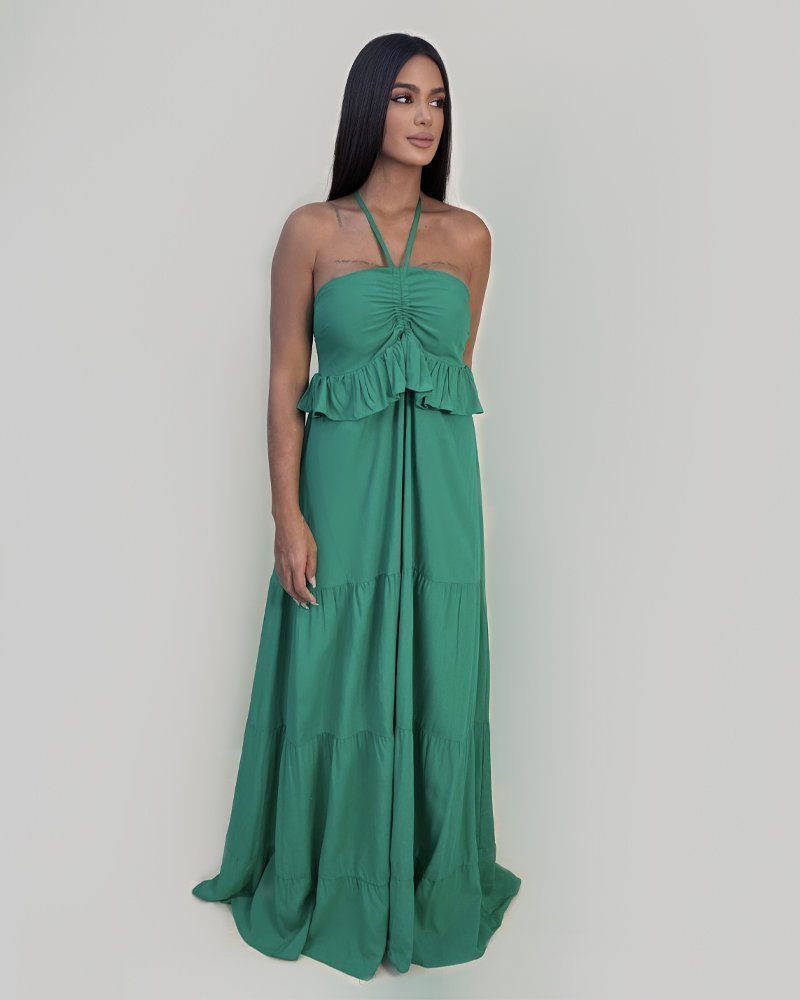 Vestido Marcy - Verde Bandeira - Image 1