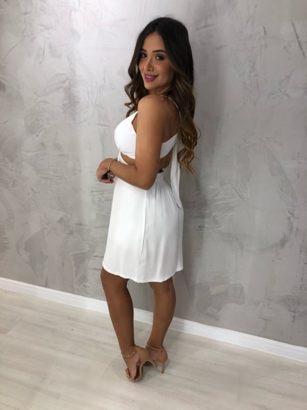 Vestido Renata Curto - Offwhite