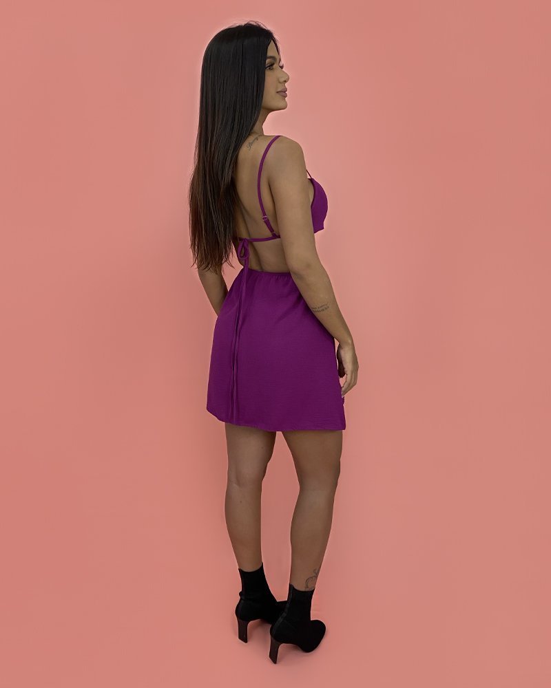 Vestido Cleo - Roxo - Image 4