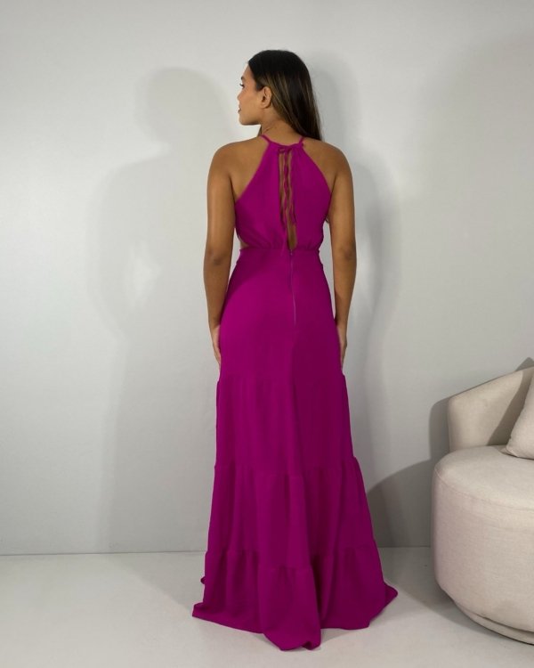 Vestido Estefane Longo - Fúcsia