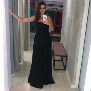 Vestido Gabriela - Preto - Image 1