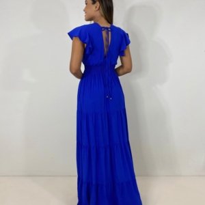 Vestido Laís Longo - Azul Royal - Image 3