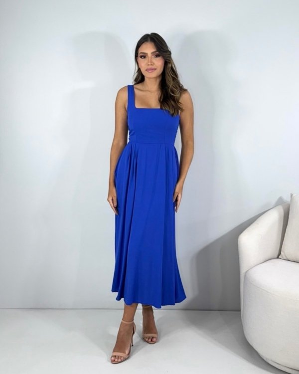 Vestido Samanta - Azul Royal