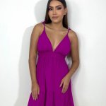 Vestido Valentina – Fúcsia