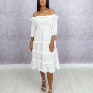 Vestido Angélica - Branco - Image 2