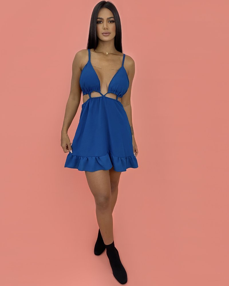 Vestido Nicole - Azul Petróleo - Image 1