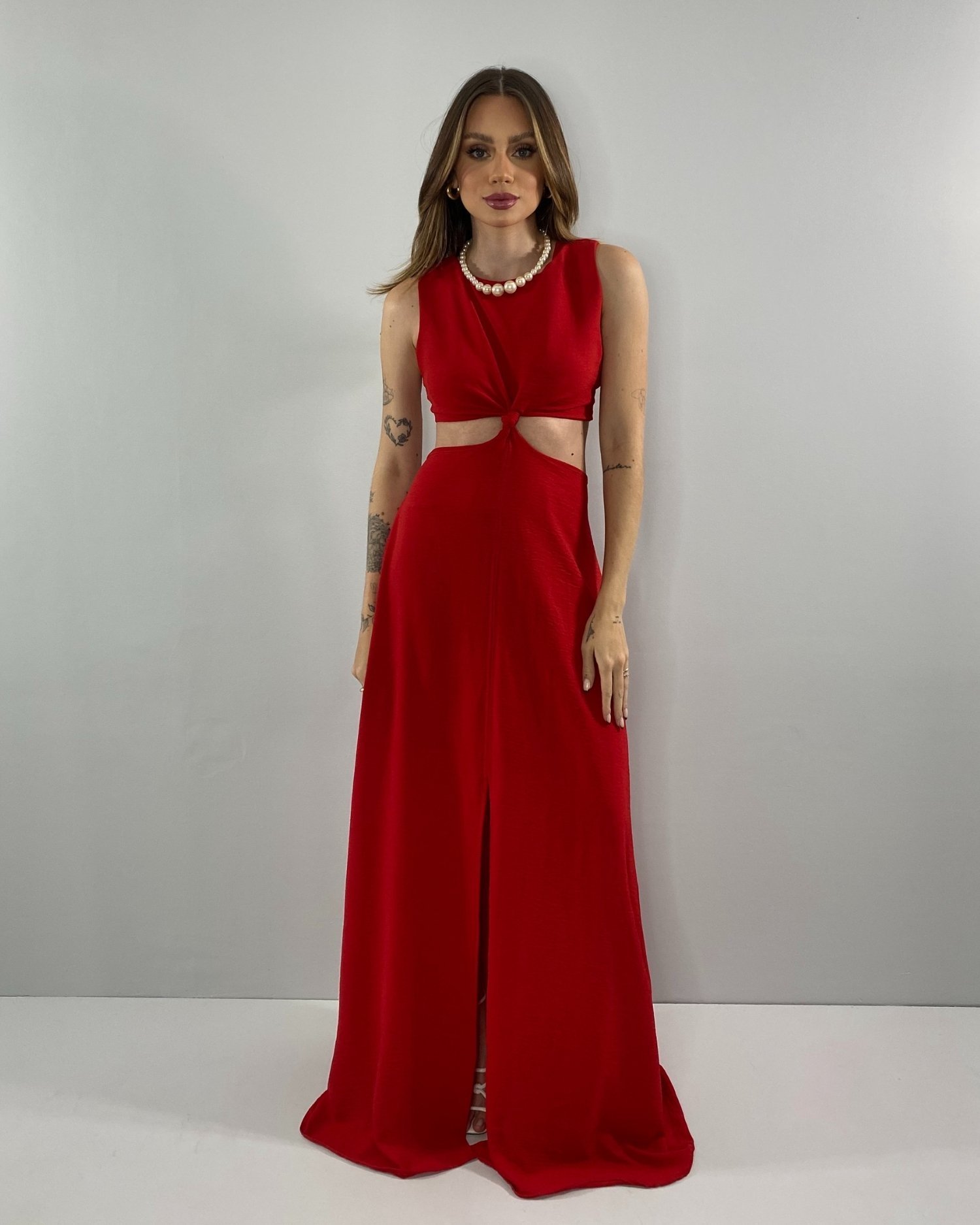 Vestido Emma - Vermelho - Image 3