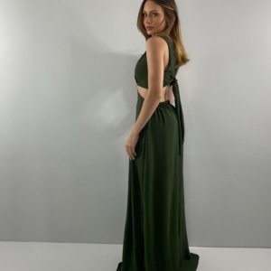 Vestido Emma - Verde Militar - Image 5