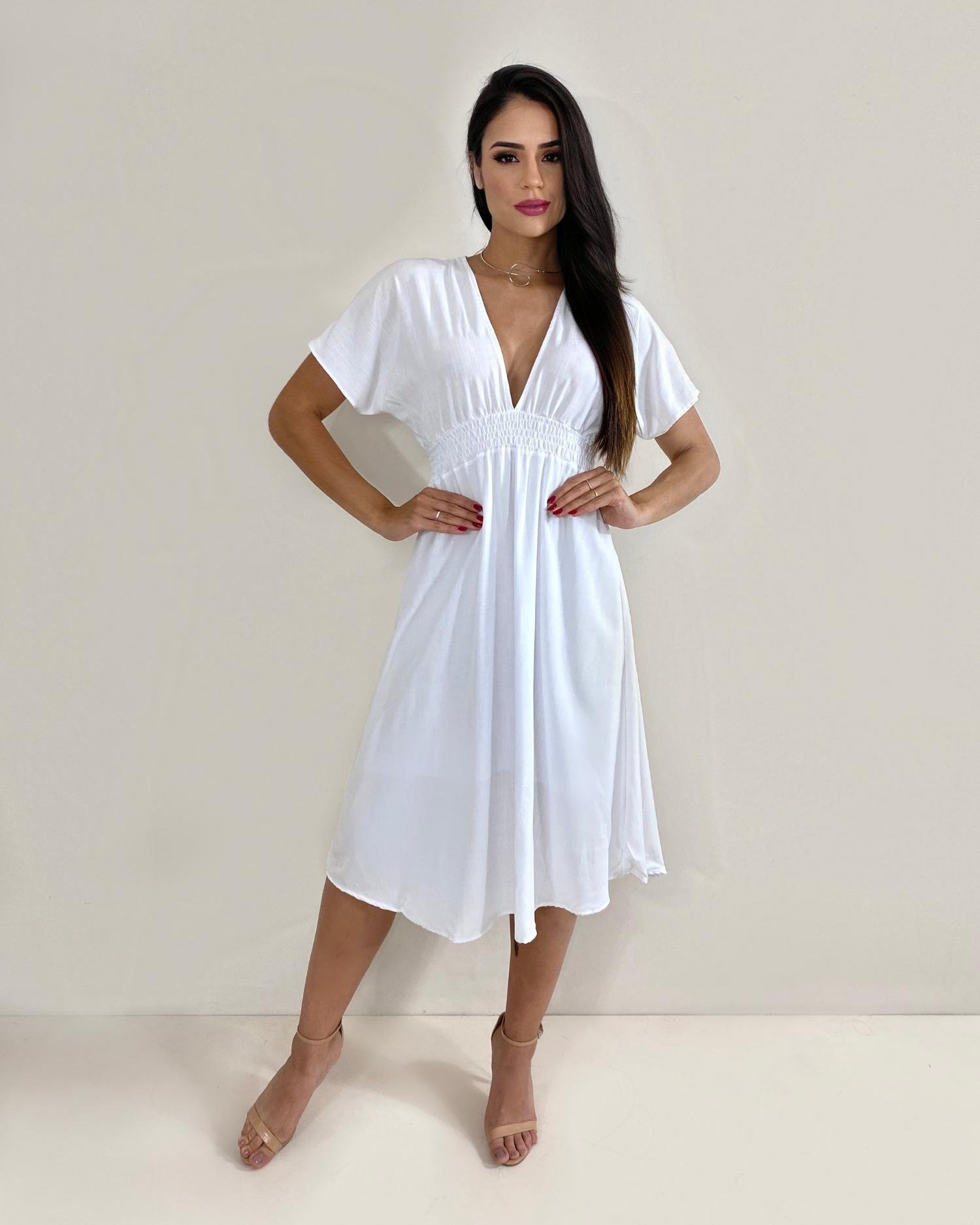 Vestido Marcela - Branco - Image 4