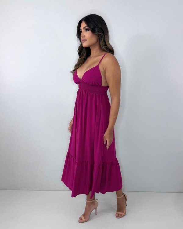 Vestido Beatriz - Cereja