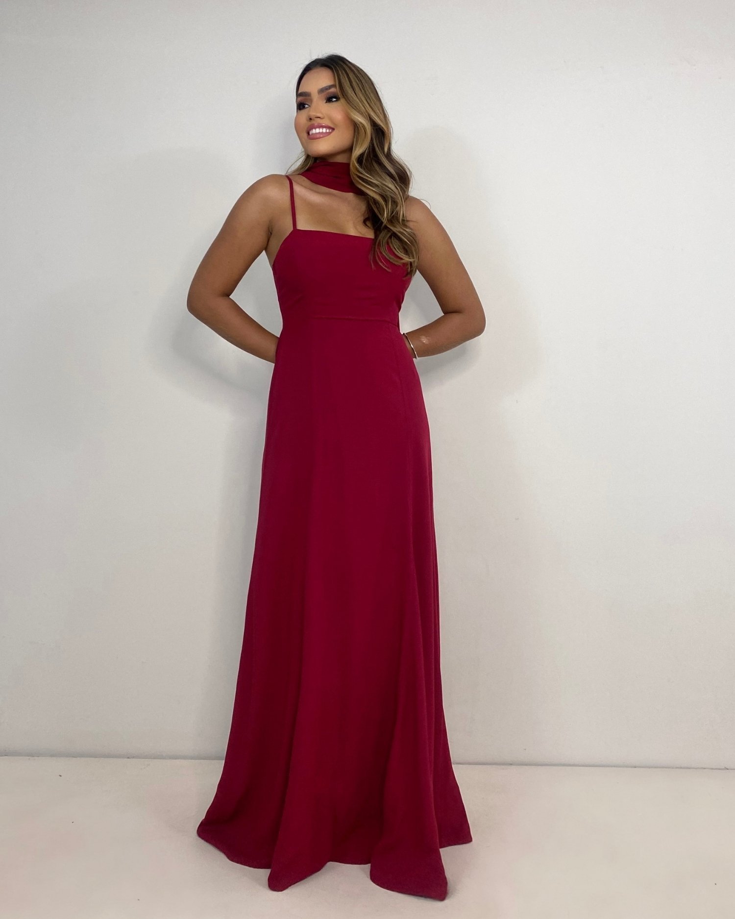 Vestido Lina - Marsala - Image 1