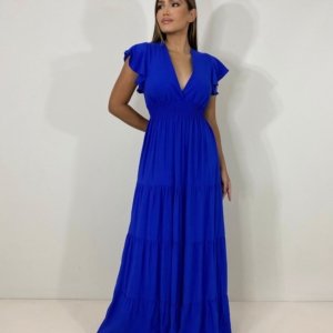 Vestido Laís Longo - Azul Royal - Image 4