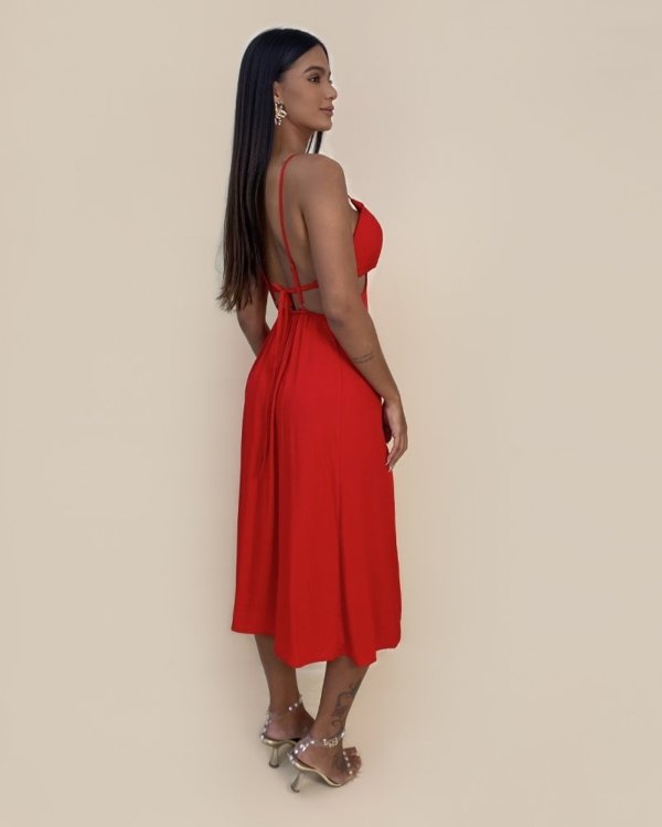 Vestido Kelly - Vermelho