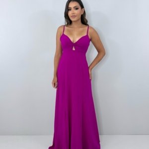 Vestido Eliana - Fúcsia - Image 1