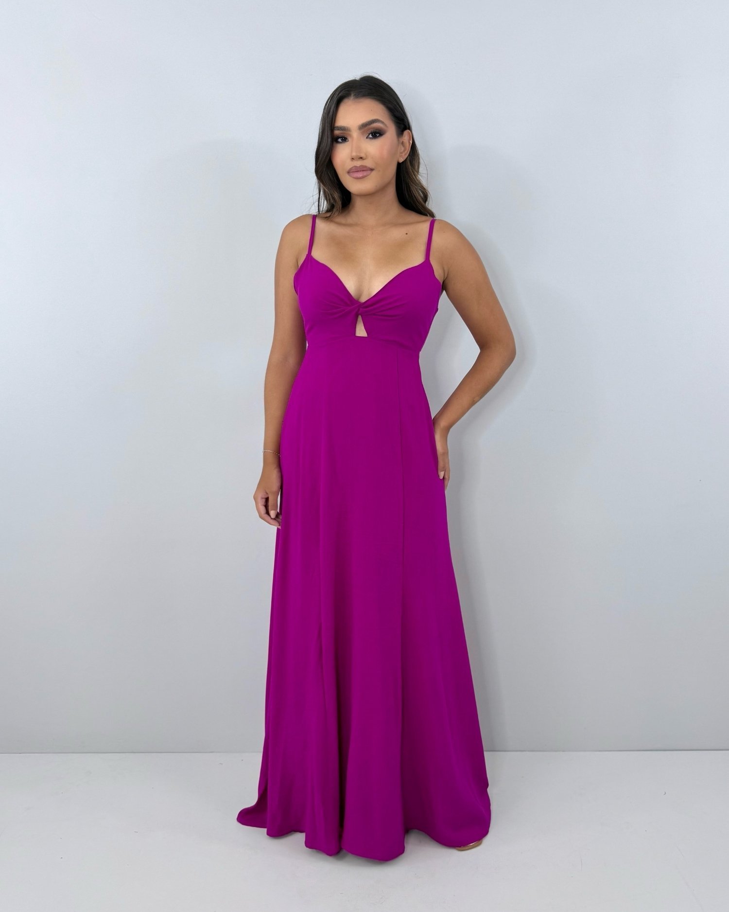 Vestido Eliana - Fúcsia - Image 1