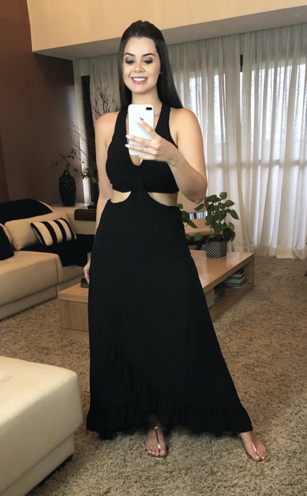 Vestido Sabrina - Preto