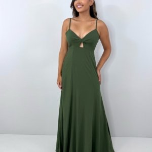 Vestido Eliana - Verde Militar - Image 4