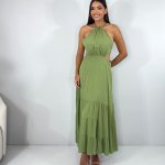 Vestido Estefane – Folhagem