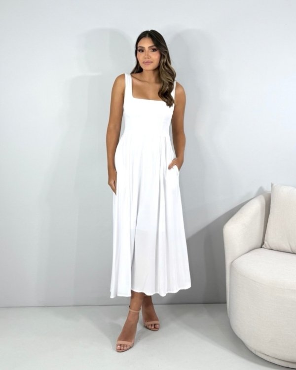 Vestido Samanta - Branco