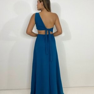 Vestido Karen - Azul Petróleo - Image 2