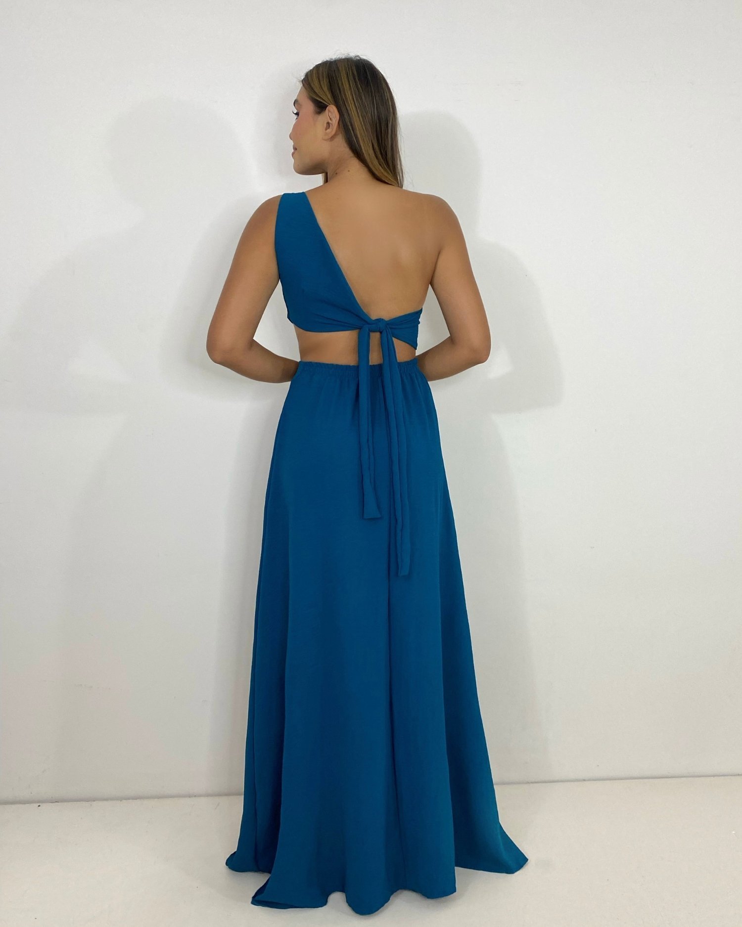 Vestido Karen - Azul Petróleo - Image 2