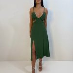 Vestido Kelly – Verde Militar
