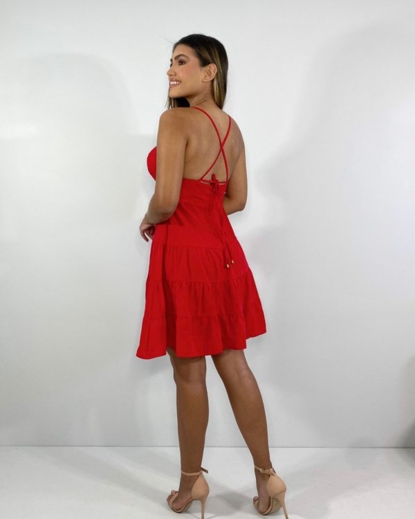 Vestido Chloe - Vermelho