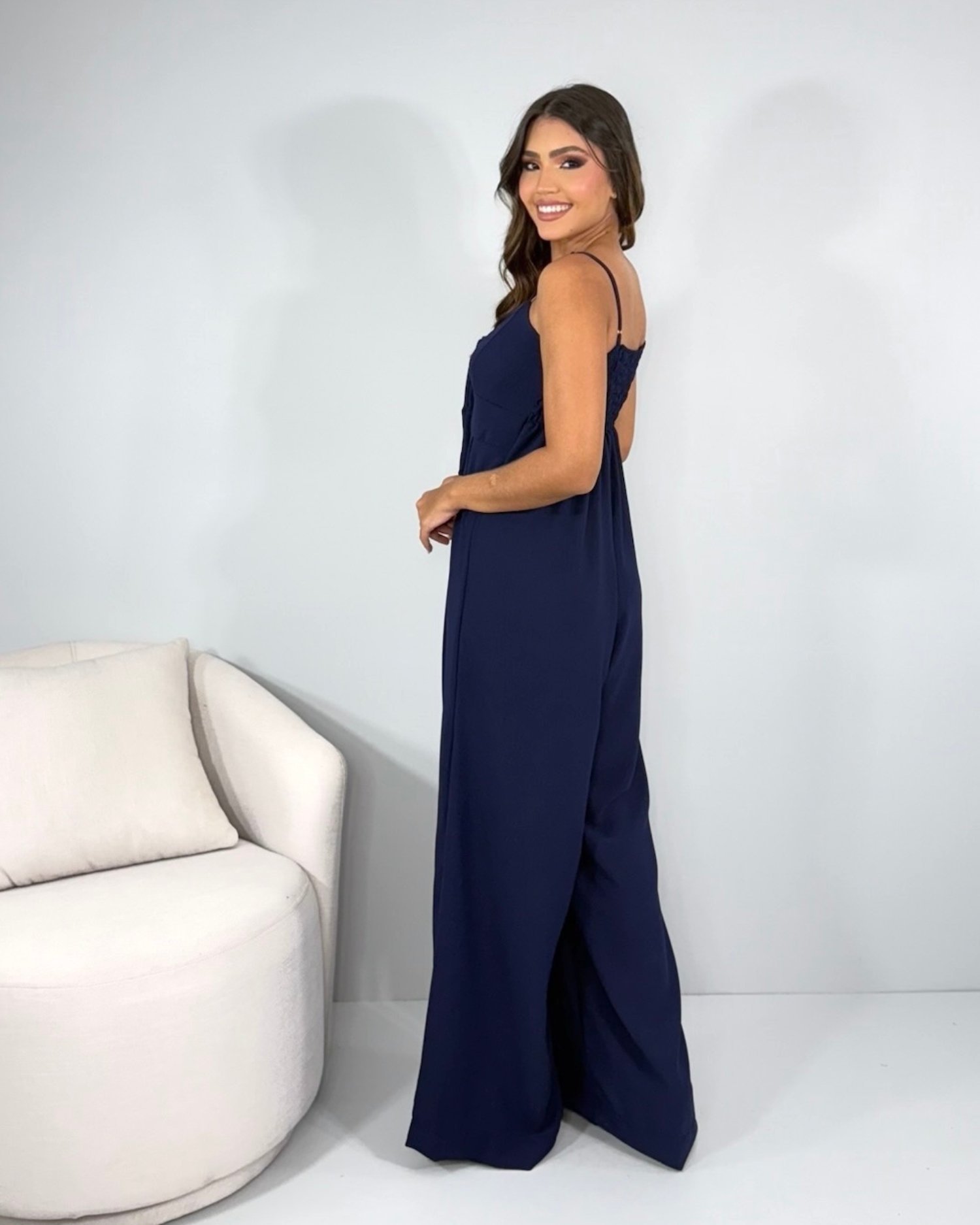 Macacão Carminha - Azul Marinho - Image 3