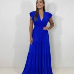 Vestido Laís Longo – Azul Royal