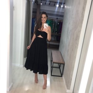 Saia Maria Eduarda - Preto - Image 2