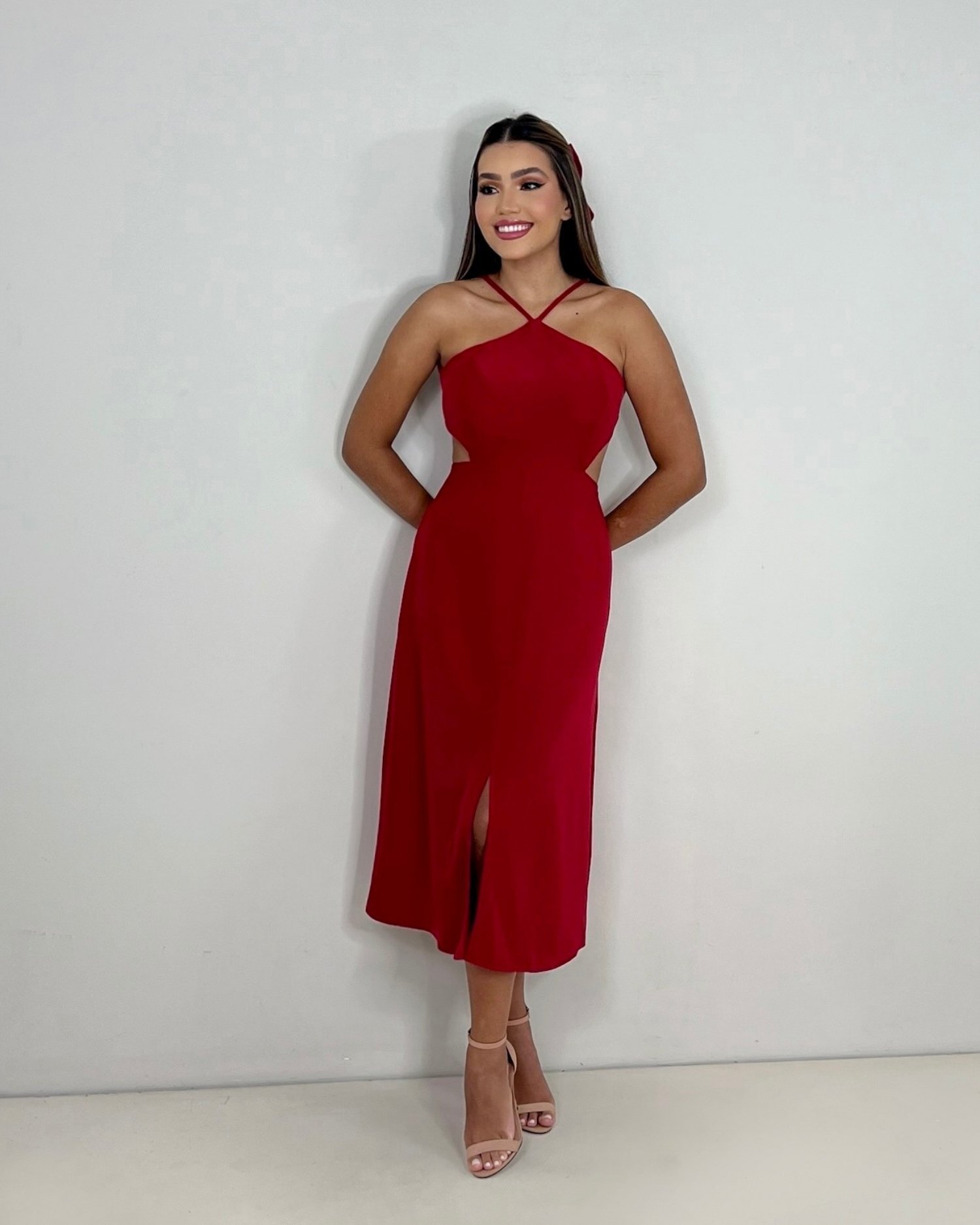 Vestido Patrícia - Vermelho - Image 1
