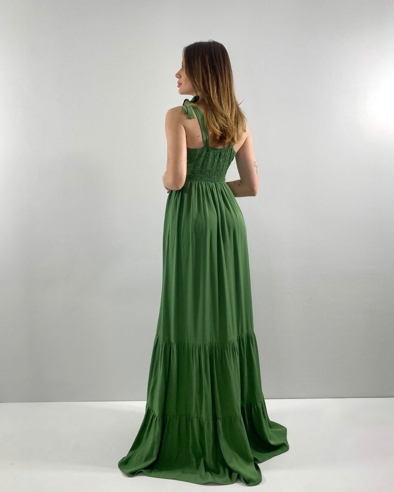 Vestido Pérola - Verde Militar - Image 4