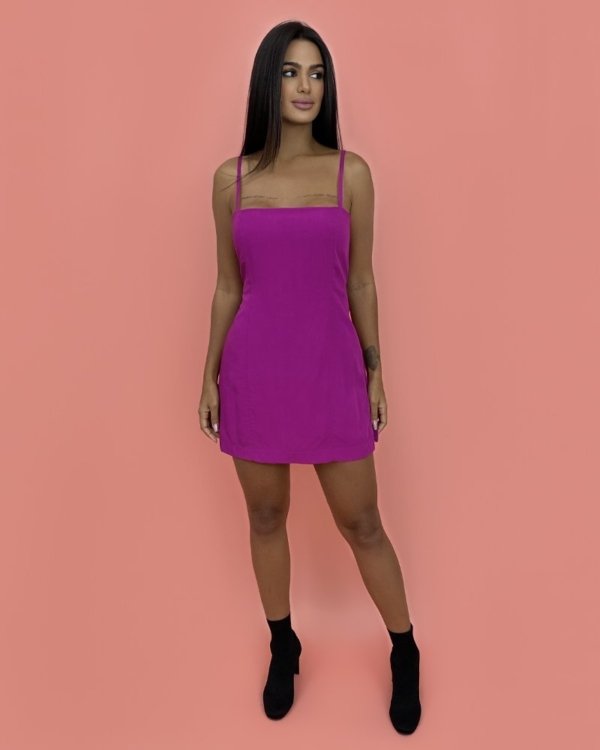 Vestido Estela - Fúcsia