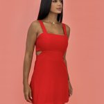 Vestido Lisa – Vermelho