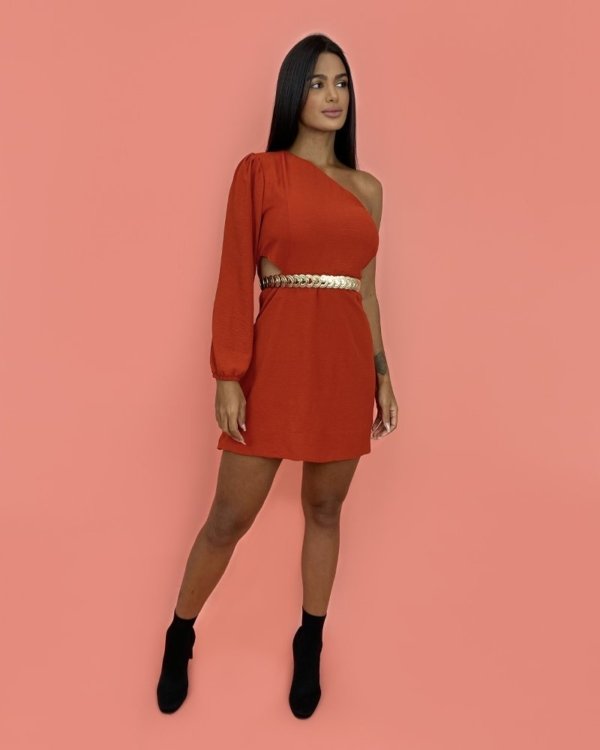 Vestido Luna em Duna - Terra