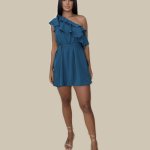 Vestido Lorrane – Azul Petróleo