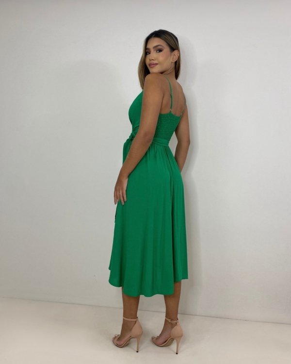 Vestido Hermione - Verde Bandeira