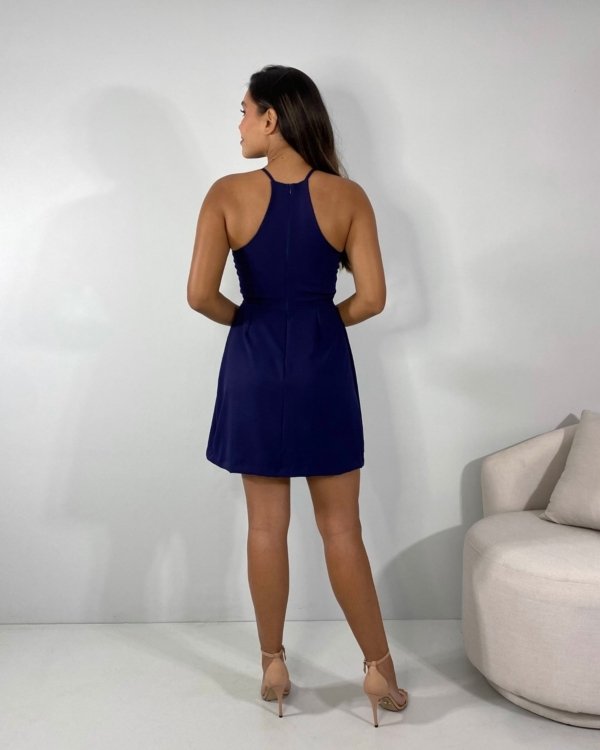 Vestido Martina - Azul Marinho