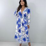 Vestido Clara – Estampa Azul