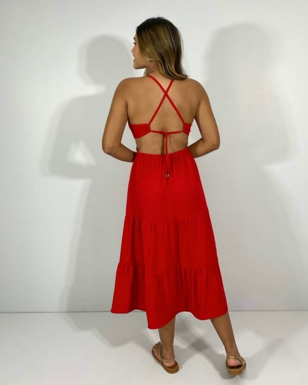Vestido Chiara - Vermelho
