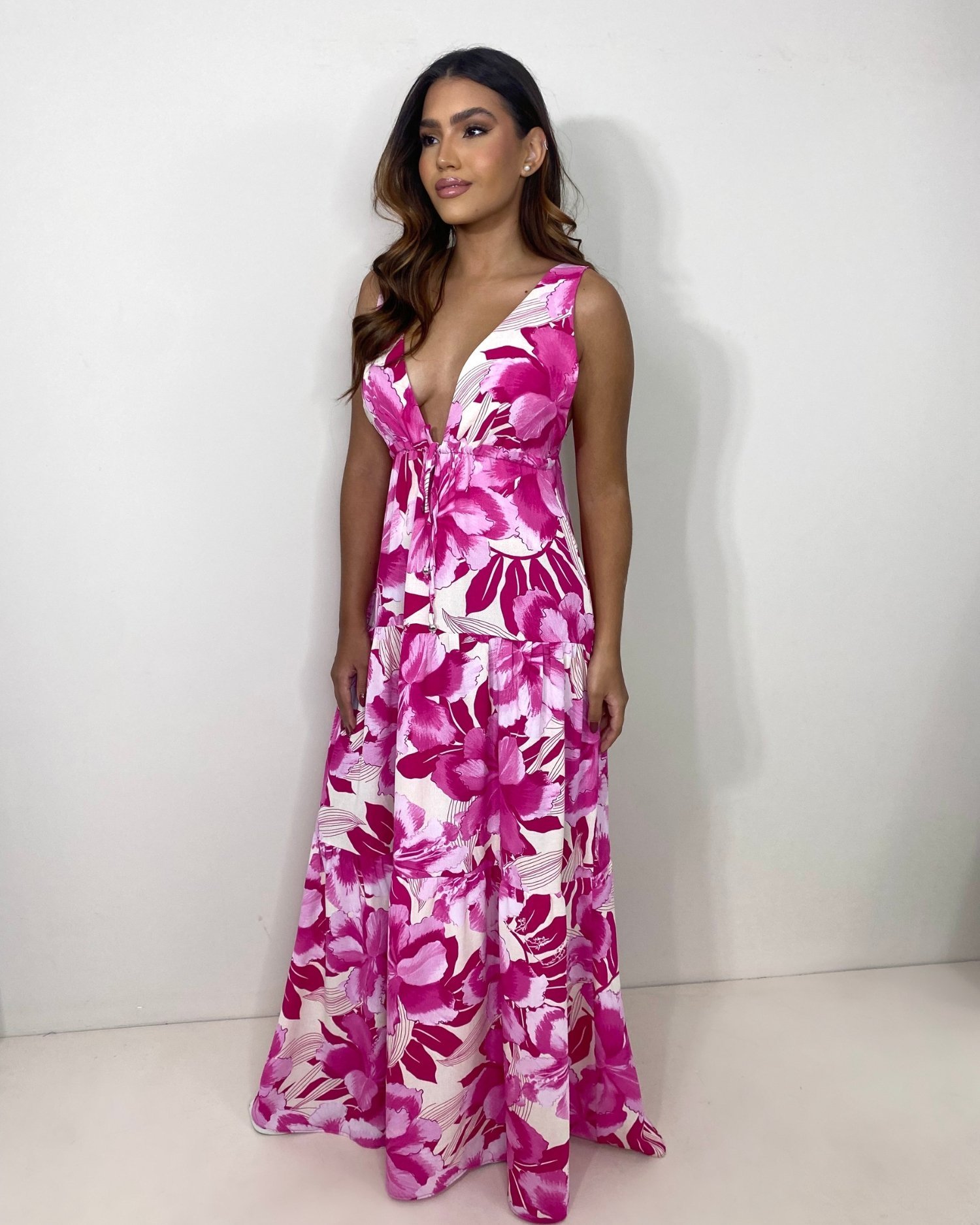 Vestido Ramona - Estampa Floral Pink - Image 2