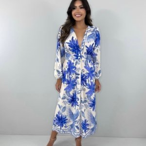 Vestido Clara - Estampa Azul - Image 7