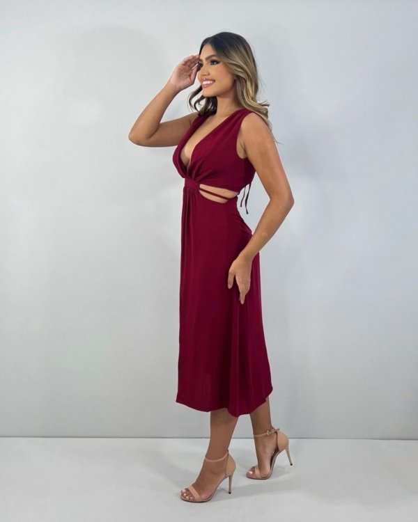 Vestido Aysha - Marsala