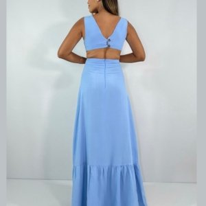Vestido Miranda - Azul Serenity - Image 4